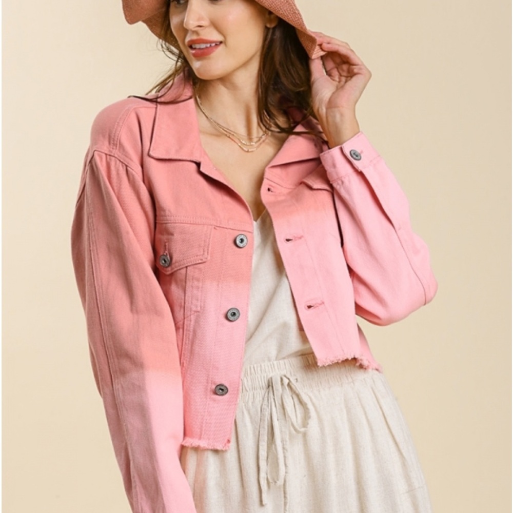Umgee Ombré Denim Jacket
